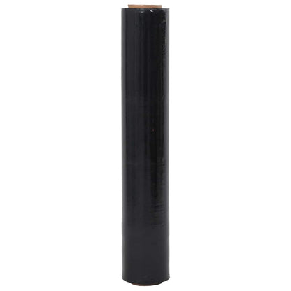Stretchfolie 2 Stk. Schwarz 17 μm 50 cm x 300 m