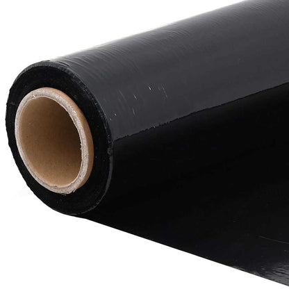 Stretchfolie 2 Stk. Schwarz 17 μm 50 cm x 300 m