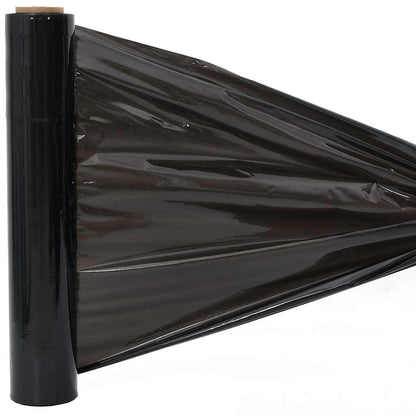 Stretchfolie 2 Stk. Schwarz 17 μm 50 cm x 300 m