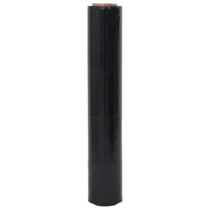 Stretchfolie 2 Stk. Schwarz 30 μm 50 cm x 300 m
