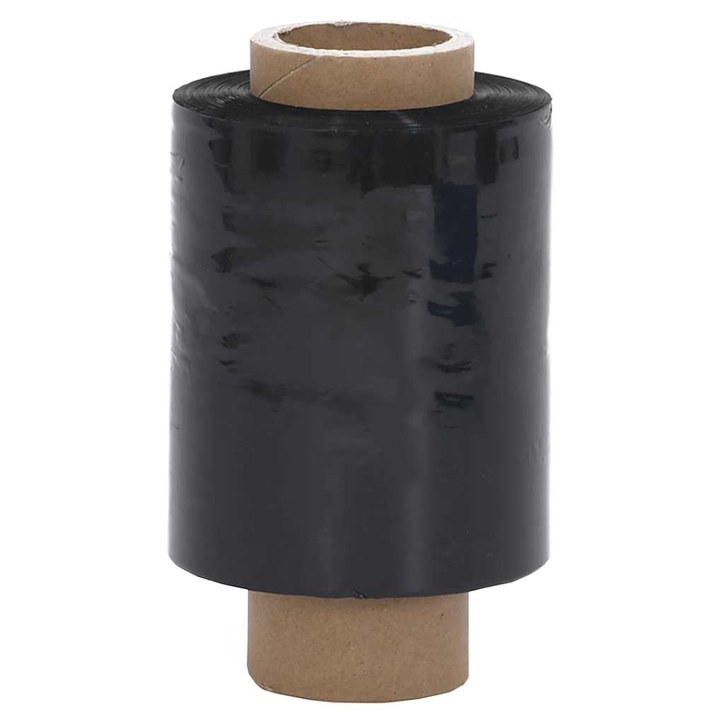 Stretchfolien 10 Stk. Schwarz 23 μm 10 cm x 150 m