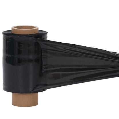 Stretchfolien 10 Stk. Schwarz 23 μm 10 cm x 150 m