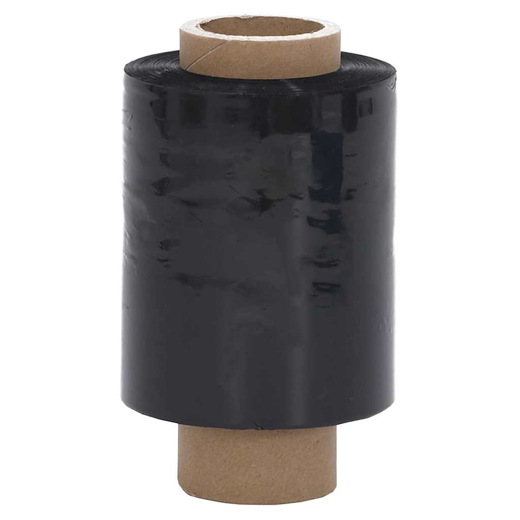 Stretchfolien 50 Stk. Schwarz 23 μm 10 cm x 150 m