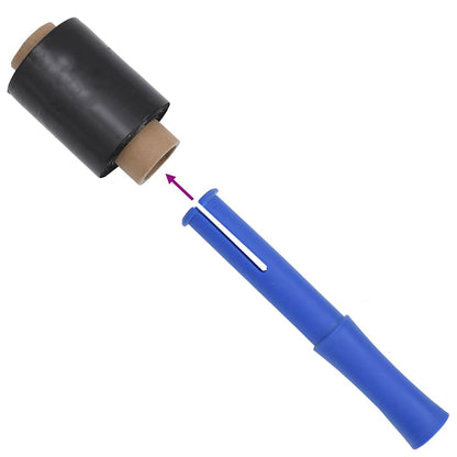 Stretchfolien 50 Stk. Schwarz 23 μm 10 cm x 150 m