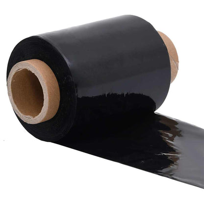 Stretchfolien 50 Stk. Schwarz 23 μm 10 cm x 150 m