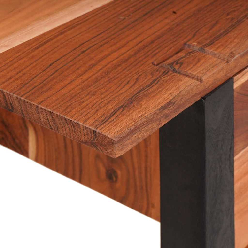 Konsolentisch Braun 110 x 30 x 75 cm Akazie Massivholz