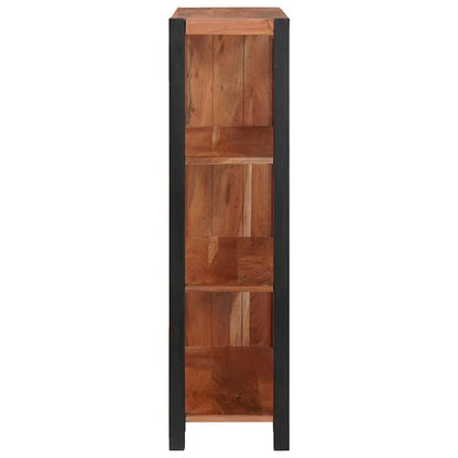 Bücherregal Braun, Schwarz 80 x 30 x 110 cm