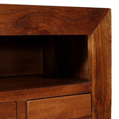 Sideboard Braun 80 x 30 x 55 cm Akazie Massivholz