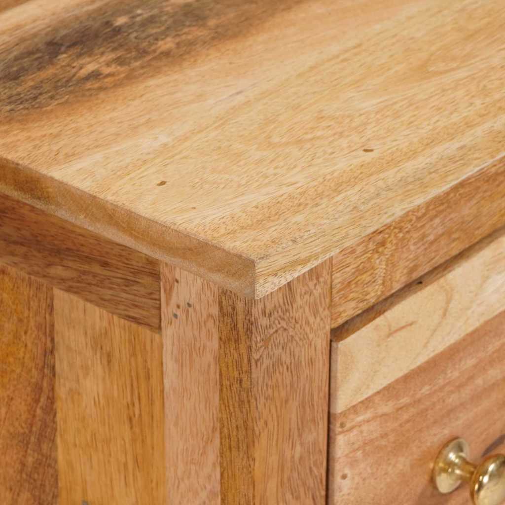Sideboard Braun 55 x 35 x 75 cm massives Mangoholz