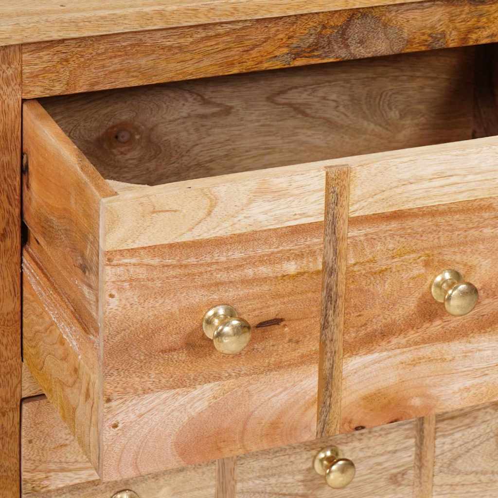 Sideboard Braun 55 x 35 x 75 cm massives Mangoholz