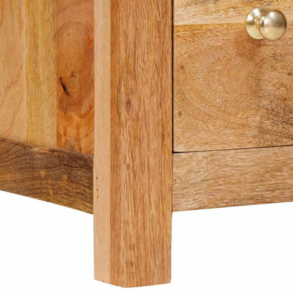 Sideboard Braun 55 x 35 x 75 cm massives Mangoholz
