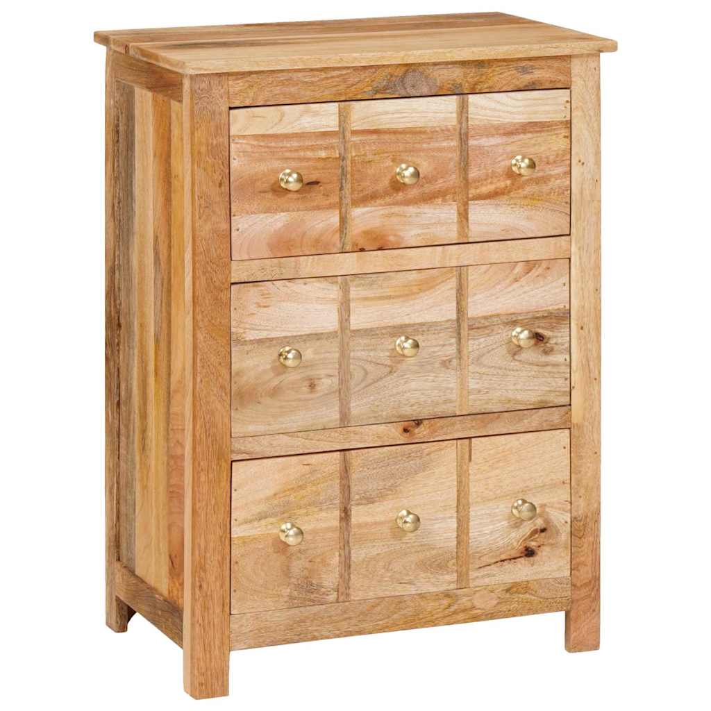 Sideboard Braun 55 x 35 x 75 cm massives Mangoholz