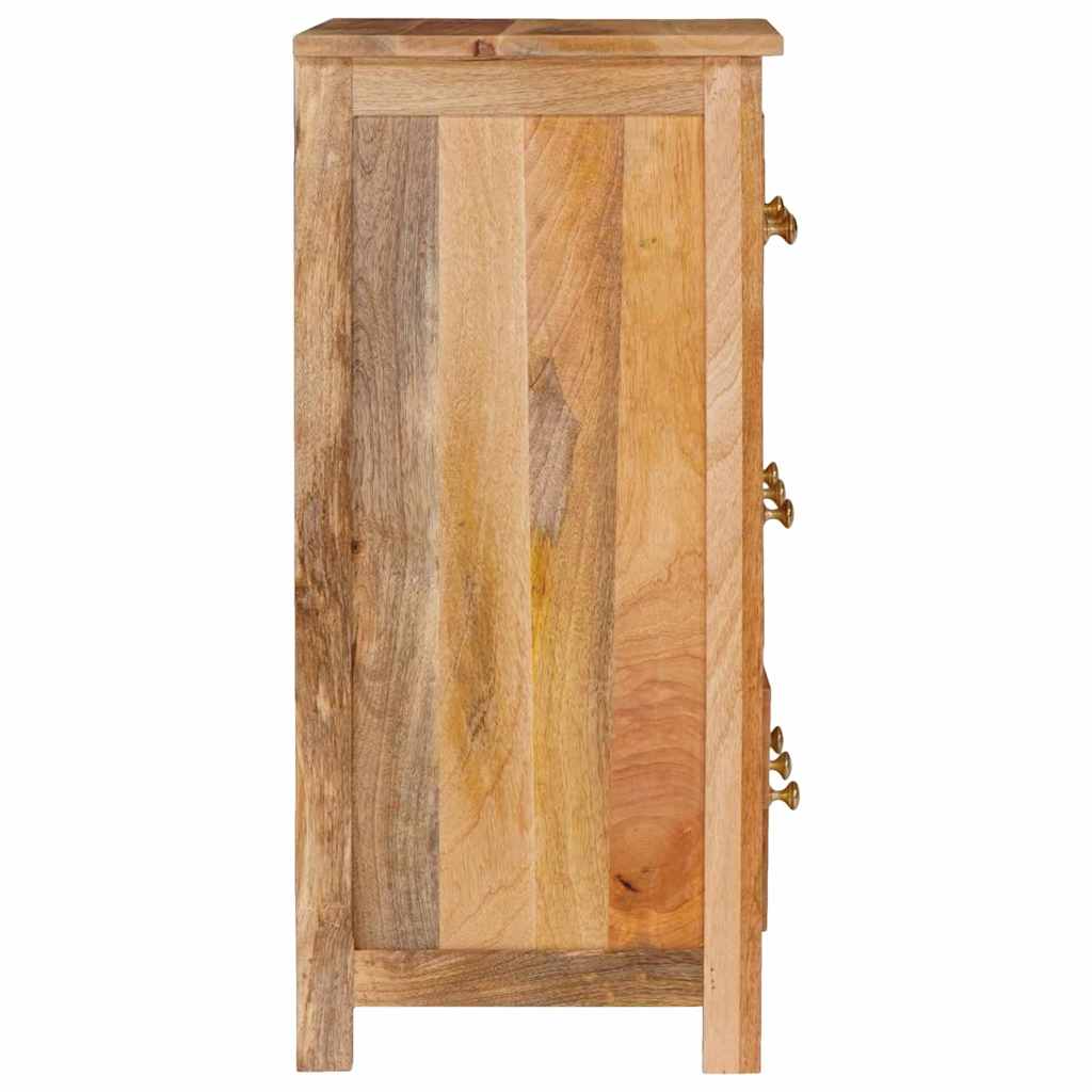 Sideboard Braun 55 x 35 x 75 cm massives Mangoholz