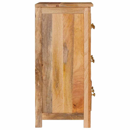 Sideboard Braun 55 x 35 x 75 cm massives Mangoholz