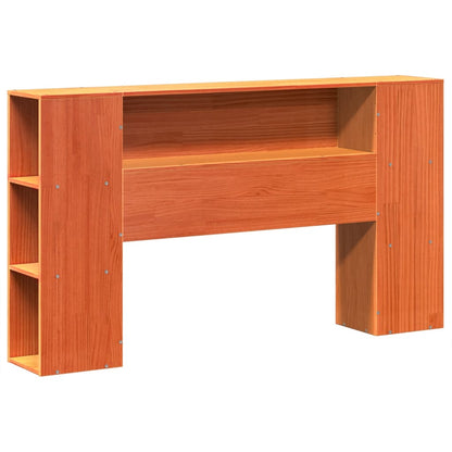 Massivholzbett ohne Matratze Wachsbraun 160x200 Kiefernholz