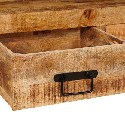Konsolen-Tische mit Schubladen 2 pcs Braun Massives Mangoholz
