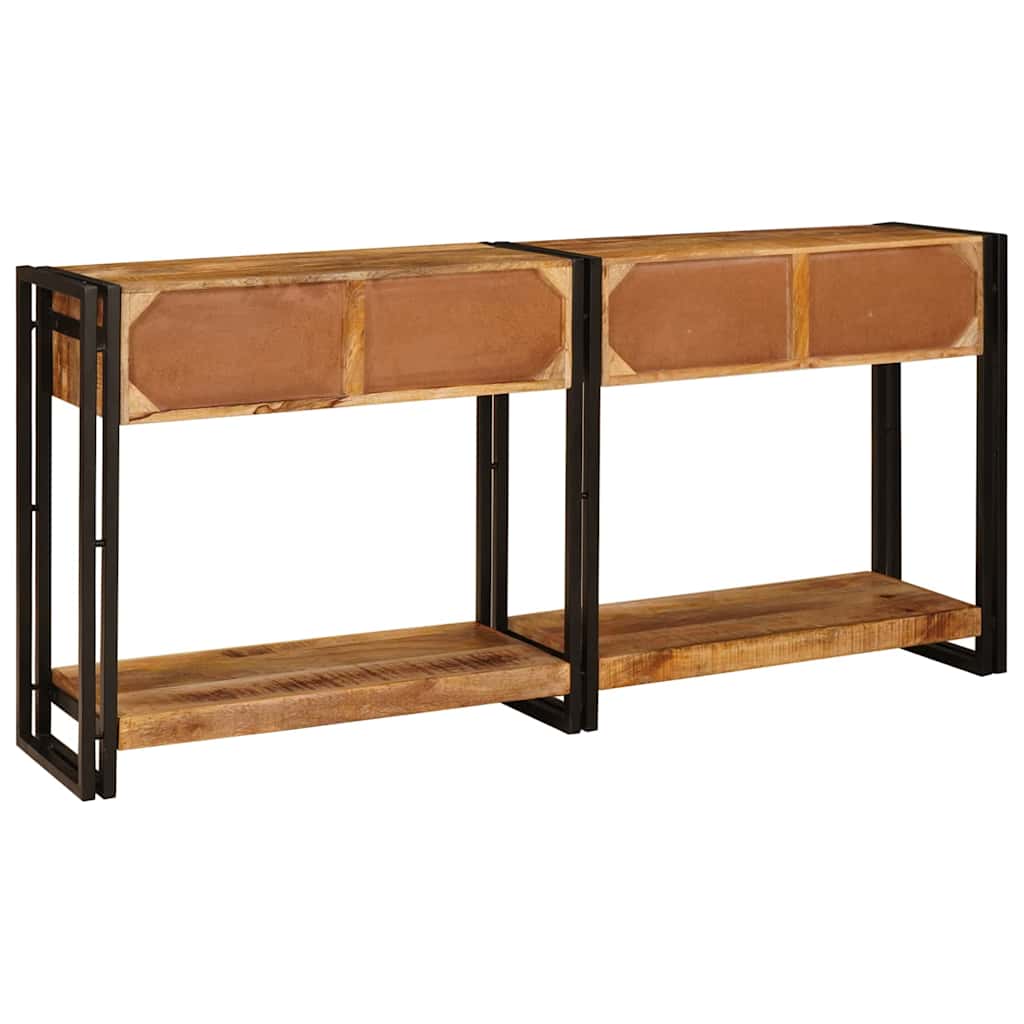 Konsolen-Tische mit Schubladen 2 pcs Braun Massives Mangoholz