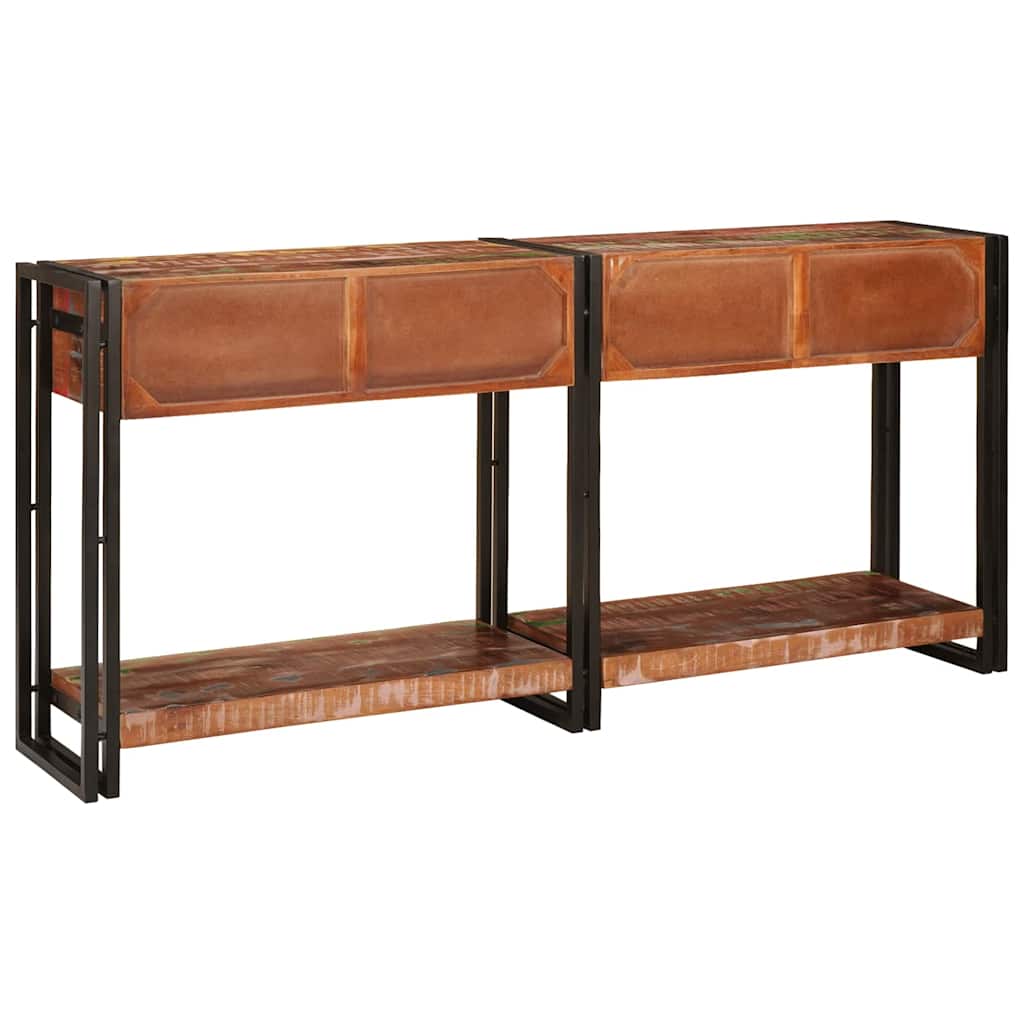 Konsolentisch-Set mit Schubladen mit Regal 2 pcs Mehrfarbig