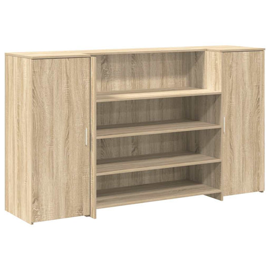 Empfangstheke Sonoma-Eiche 180x50x103,5 cm Holzwerkstoff