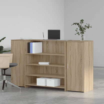Empfangstheke Sonoma-Eiche 180x50x103,5 cm Holzwerkstoff
