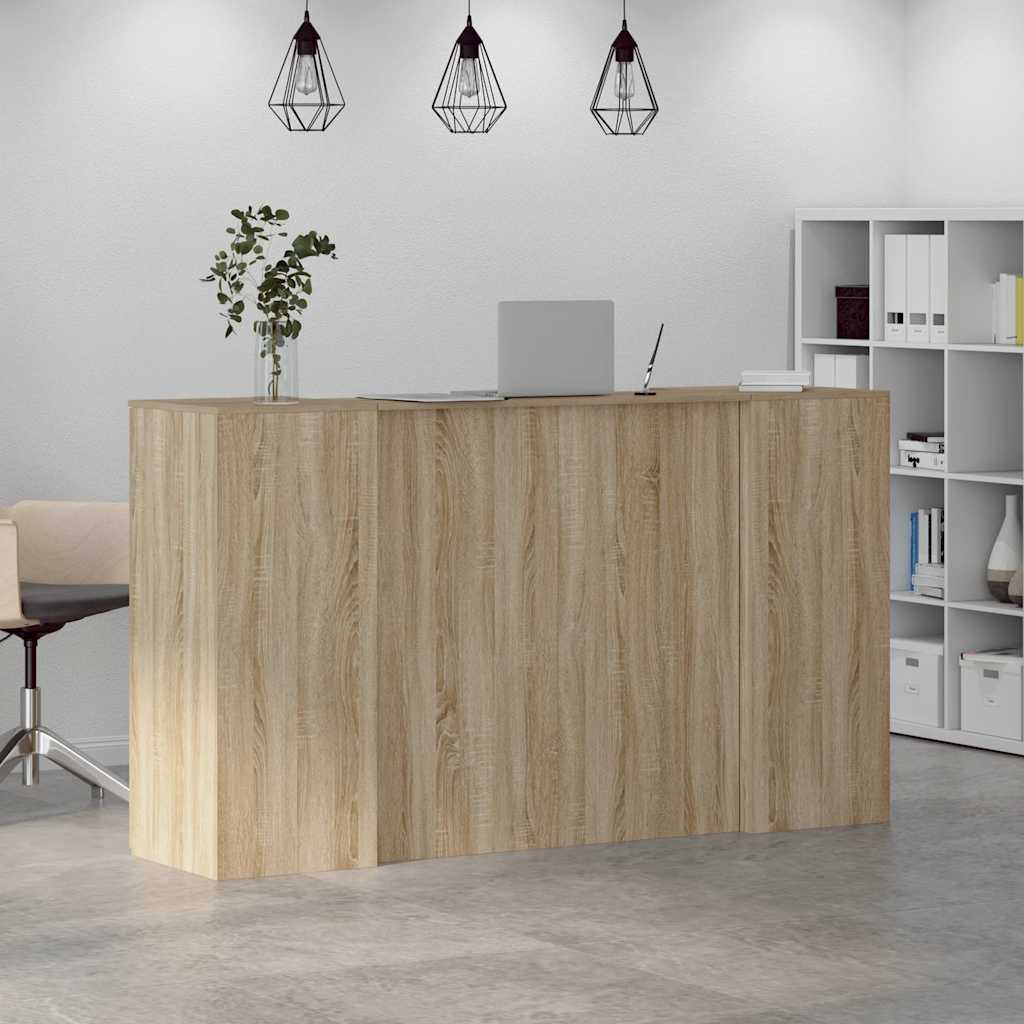 Empfangstheke Sonoma-Eiche 180x50x103,5 cm Holzwerkstoff
