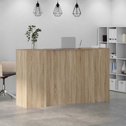 Empfangstheke Sonoma-Eiche 180x50x103,5 cm Holzwerkstoff