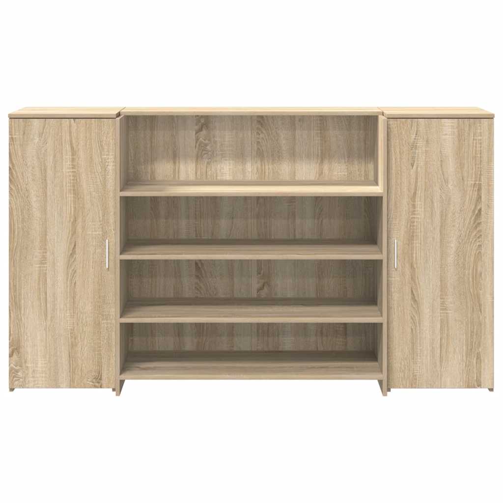 Empfangstheke Sonoma-Eiche 180x50x103,5 cm Holzwerkstoff