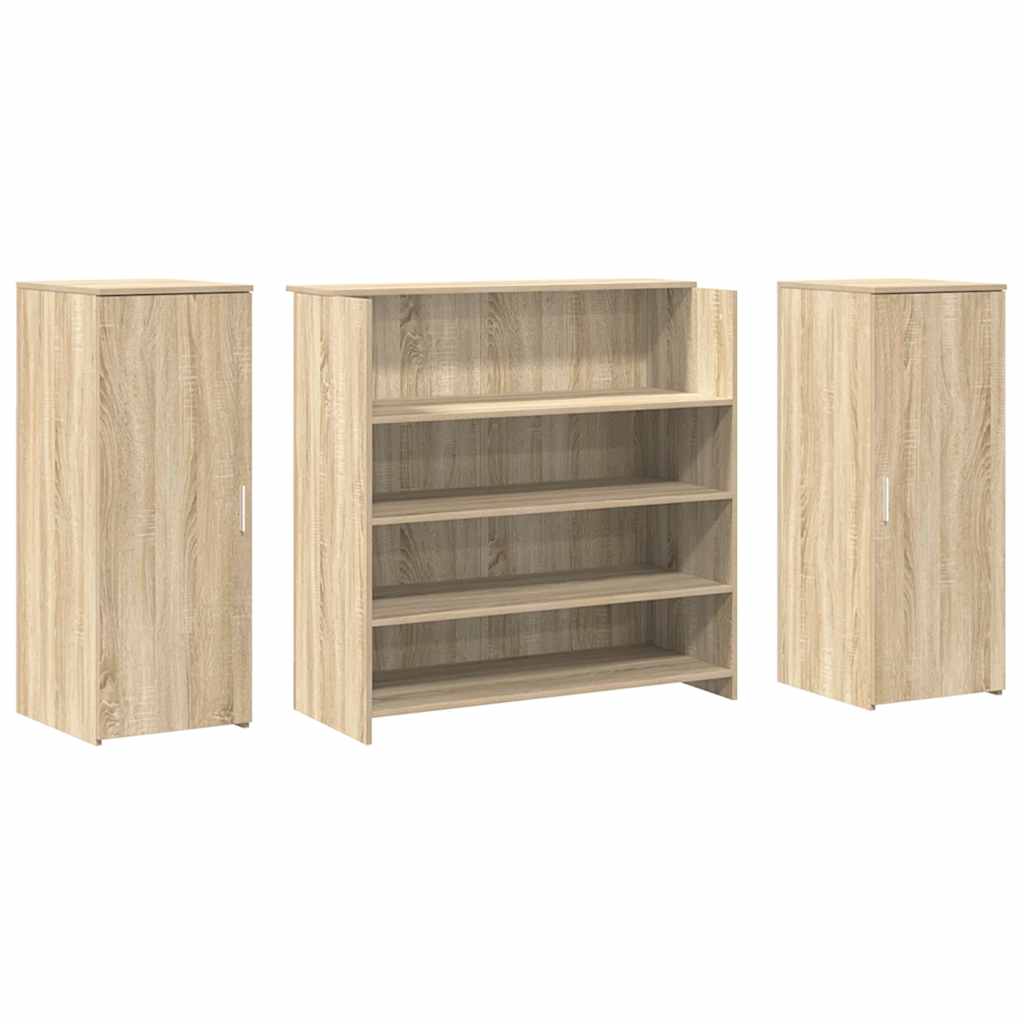 Empfangstheke Sonoma-Eiche 180x50x103,5 cm Holzwerkstoff