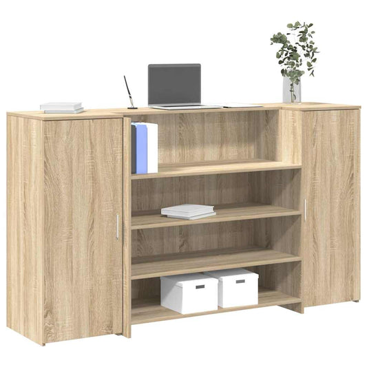 Empfangstheke Sonoma-Eiche 180x50x103,5 cm Holzwerkstoff