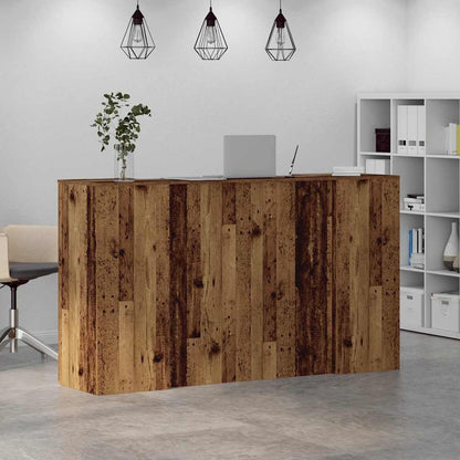 Empfangstheke Altholz-Optik 180x50x103,5 cm Holzwerkstoff