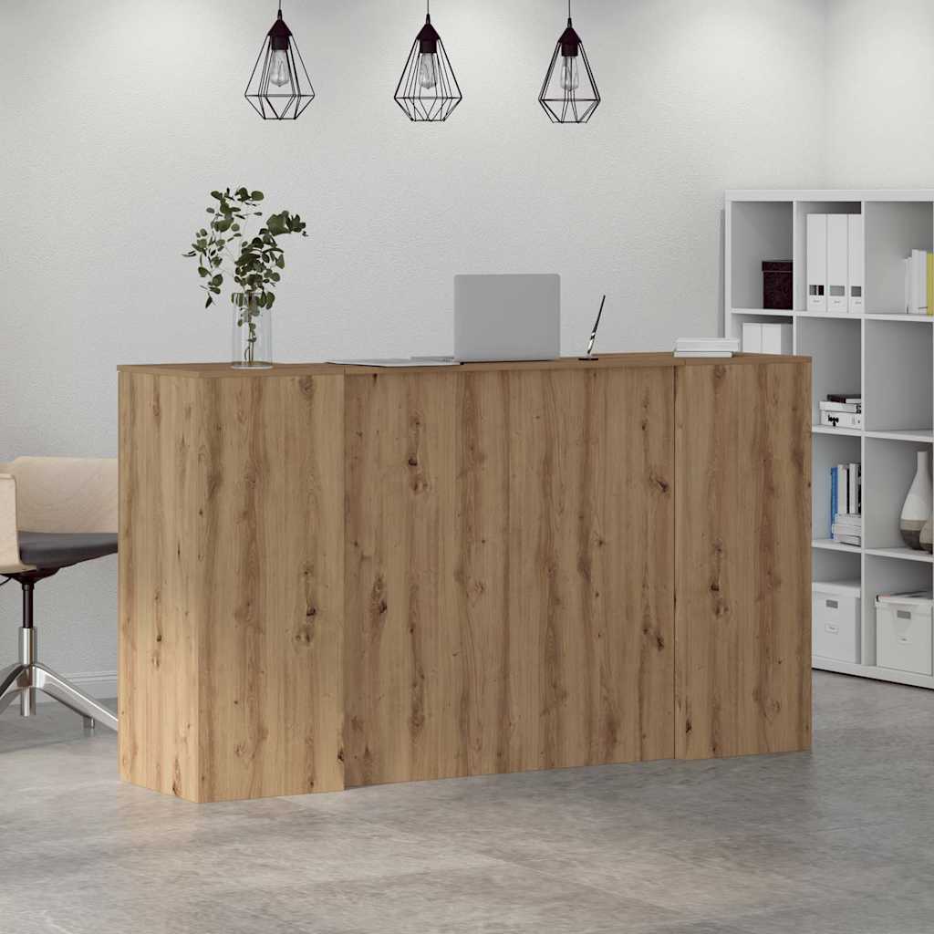Empfangstheke Artisan-Eiche 180x50x103,5 cm Holzwerkstoff