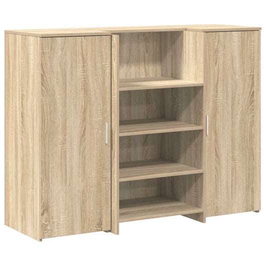 Empfangstheke Sonoma-Eiche 135x50x103,5 cm Holzwerkstoff