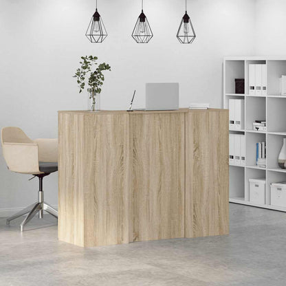 Empfangstheke Sonoma-Eiche 135x50x103,5 cm Holzwerkstoff