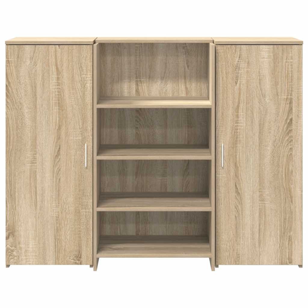 Empfangstheke Sonoma-Eiche 135x50x103,5 cm Holzwerkstoff