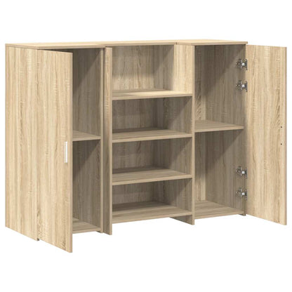 Empfangstheke Sonoma-Eiche 135x50x103,5 cm Holzwerkstoff