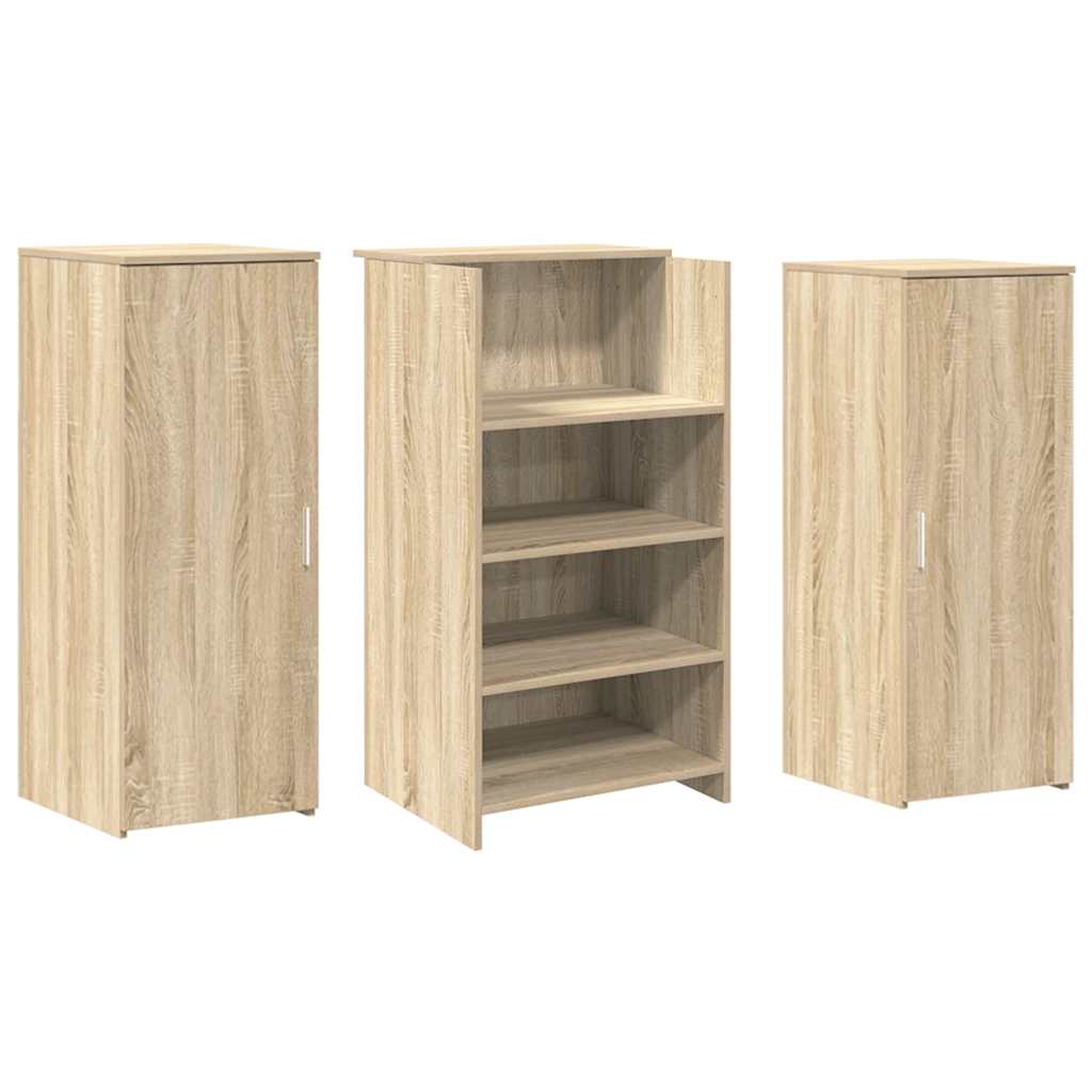 Empfangstheke Sonoma-Eiche 135x50x103,5 cm Holzwerkstoff