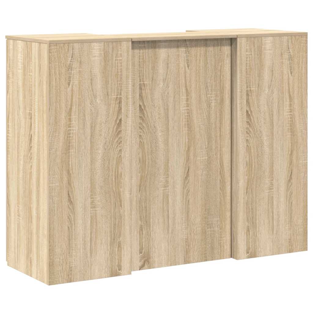 Empfangstheke Sonoma-Eiche 135x50x103,5 cm Holzwerkstoff