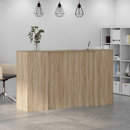 Empfangstheke Sonoma-Eiche 180x50x103,5 cm Holzwerkstoff