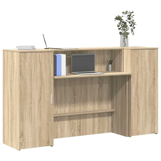 Empfangstheke Sonoma-Eiche 180x50x103,5 cm Holzwerkstoff