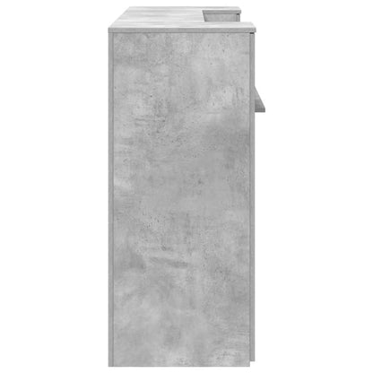 Empfangstheke Betongrau 180x50x103,5 cm Holzwerkstoff