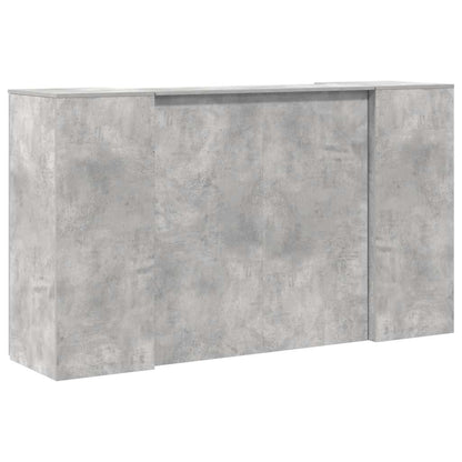 Empfangstheke Betongrau 180x50x103,5 cm Holzwerkstoff