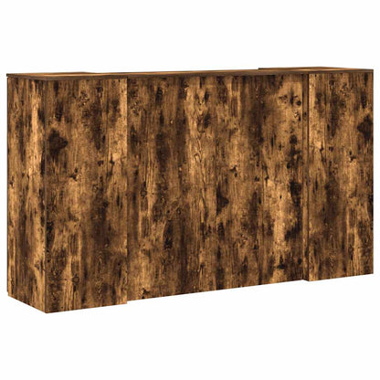 Empfangstheke Räuchereiche 180x50x103,5 cm Holzwerkstoff