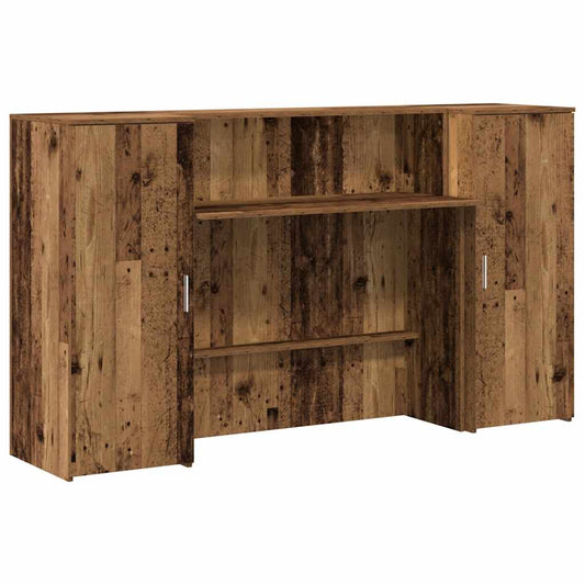 Empfangstheke Altholz-Optik 180x50x103,5 cm Holzwerkstoff