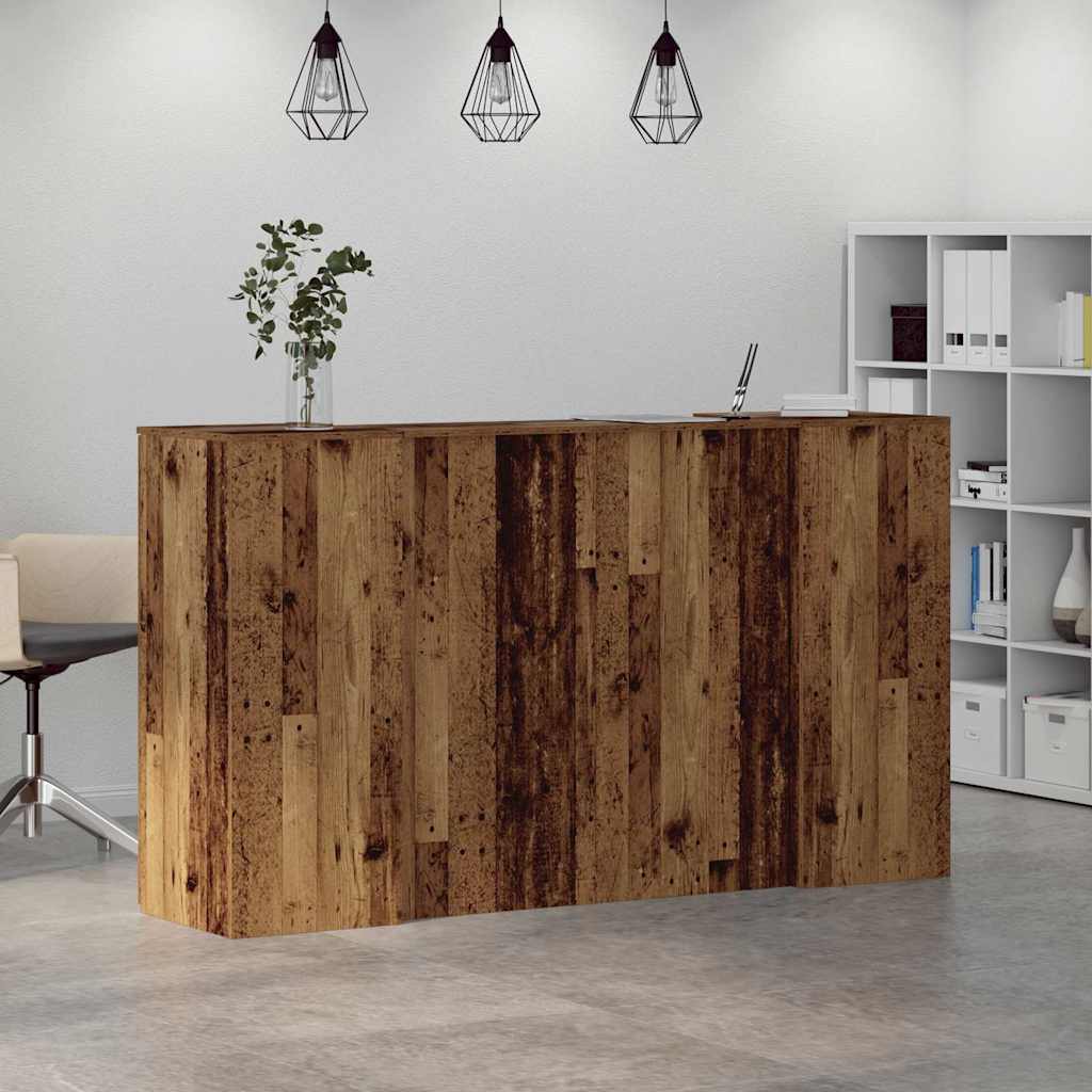 Empfangstheke Altholz-Optik 180x50x103,5 cm Holzwerkstoff