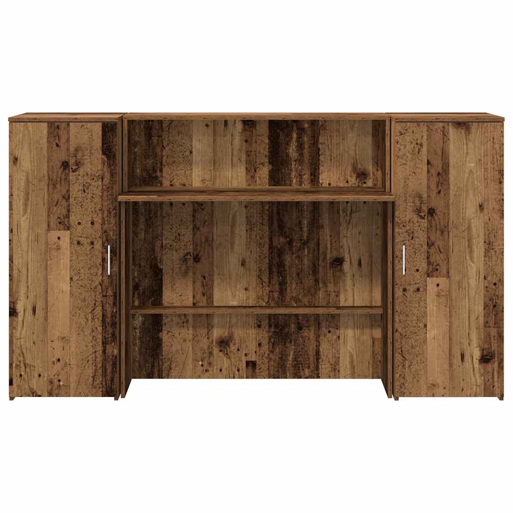 Empfangstheke Altholz-Optik 180x50x103,5 cm Holzwerkstoff