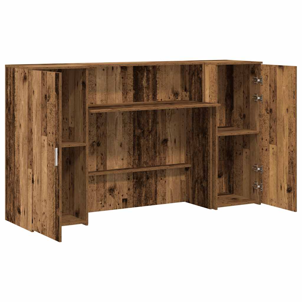Empfangstheke Altholz-Optik 180x50x103,5 cm Holzwerkstoff