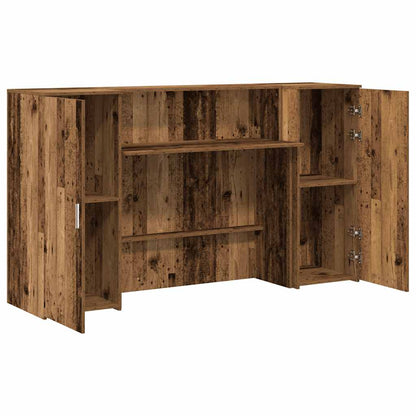 Empfangstheke Altholz-Optik 180x50x103,5 cm Holzwerkstoff
