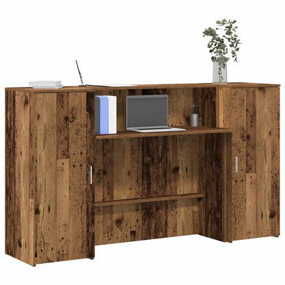 Empfangstheke Altholz-Optik 180x50x103,5 cm Holzwerkstoff