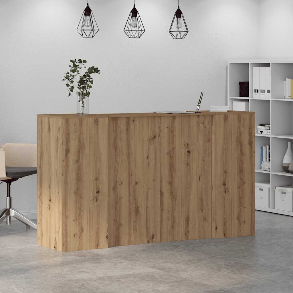 Empfangstheke Artisan-Eiche 180x50x103,5 cm Holzwerkstoff