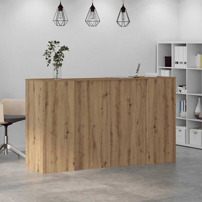 Empfangstheke Artisan-Eiche 180x50x103,5 cm Holzwerkstoff